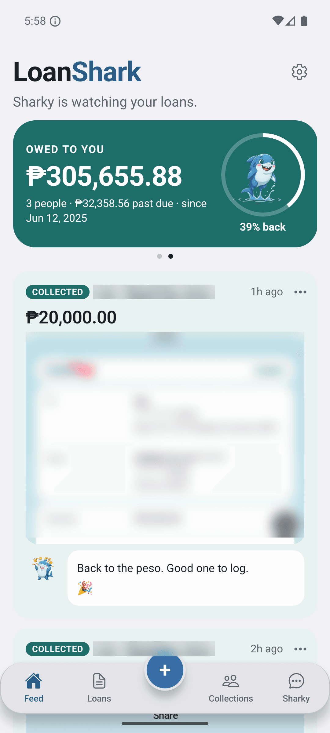 The LoanShark feed